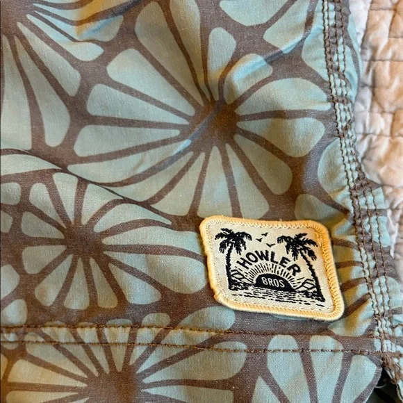 Howler Brothers Patterned Swim Shorts - Picture 2 of 4